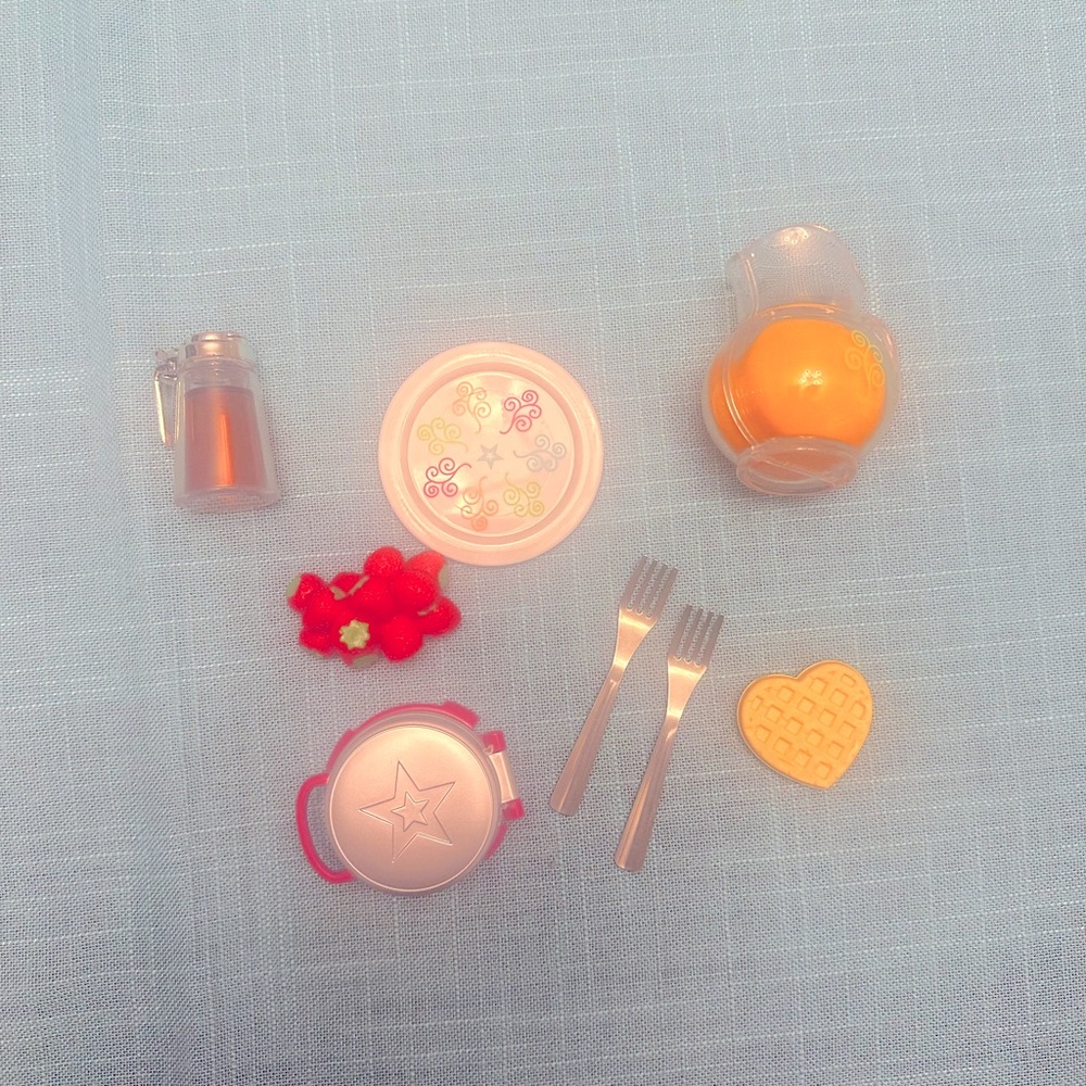 American girl waffle breakfast set